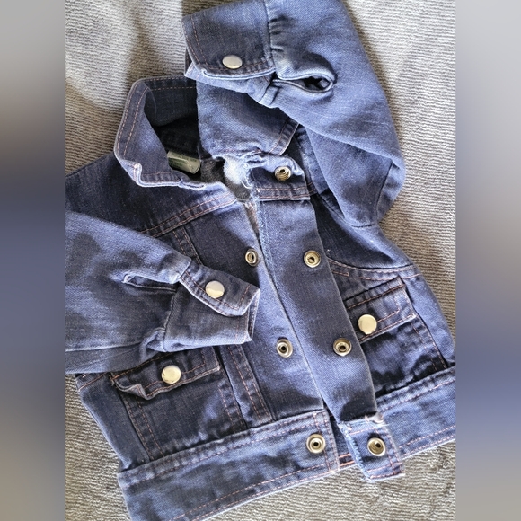 Vintage Turino Kids Blue Denim Jacket 70's - 80's Era FLAWLESS Sz 4 100% Cotton - Picture 7 of 13